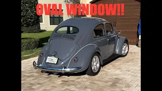 OVAL WINDOW VW BUG SHOWCASE & POV DRIVING (FOR SALE)