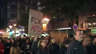 Protests flare as far-right AfD wins seats in German parliament