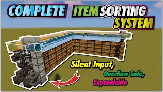 Minecraft Item Sorter | Easy, Expandable, Full Auto