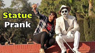 HUMAN STATUE PRANK | Awesome Reactions | LahoriFied
