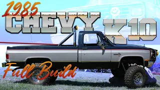 Construcción completa: Transformación de un Chevy K10 del 85 en un tributo de "Fall Guy"