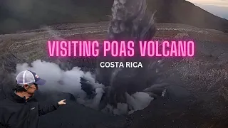 Visiting Poas Volcano - an active volcano in Costa Rica