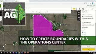 How to Create Field Boundaries in the John Deere Operations Center