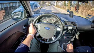 2002 Ford Mondeo [2.0 16V 145HP] |0-100| POV Test Drive #1631 Joe Black