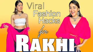 Trying Viral Fashion Hacks For Rakhi Sent By My Subscribers Part 6 | Rakshabandhan Special