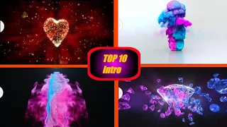 TOP 10 free intro template for YouTube channel no copyright no text সেরা 10 ইন্ট্রো টেমপ্লেট