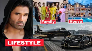 Sunil Shetty Lifestyle 2022, Biography Wife kids income career House Movies Songs Facts and Networth