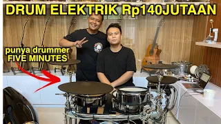 DRUM ELEKTRIK MURAH CUMA Rp140JUTAAN.. PUNYA DRUMMER FIVE MINUTES..