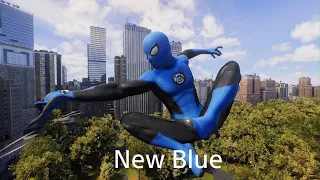 Marvel's Spider-Man 2 - New Blue Suit #gaming #playstation #spidermanps5 #subscribe