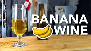 Making Banana Wine | One gallon simple recipe start to finish - with a tasting!