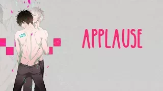 Nightcore - Applause (Male Version)