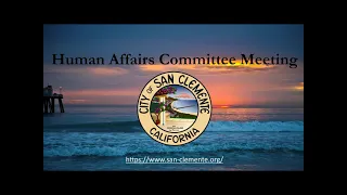 Human Affairs Committee Meeting January 24, 2023