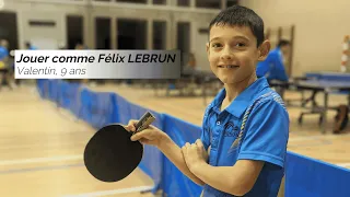 Valentin, 9 ans - Fan de Félix LEBRUN