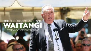 Waitangi government pōwhiri unpack with Shane Jones