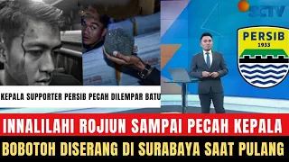 🔴 INNALILAHI ROJIUN!! Tak Terima Persib Juara, Bobotoh Dilempar Batu, Bonek Ngamuk di Surabaya