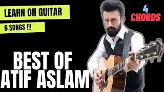 ULTIMATE ATIF ASLAM MUSH UP GUITAR LESSON | 4 CHORDS