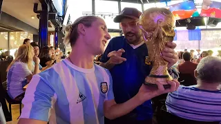 Watching Argentina Play in The World Cup in Lionel Messi's Hometown 🇦🇷