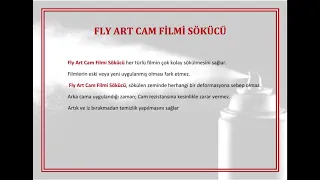 Fly Art Etiket Folyo ve Cam Filmi Sökücü