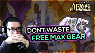 FREE MAX GEAR IN TRIALS OF ABYSS, DONT WASTE THEM | AFK Journey