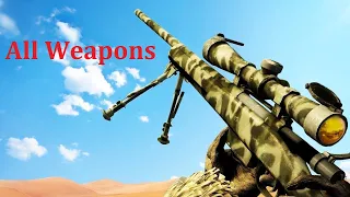 Battlefield Bad Company 2 - All Weapons Showcase [60 FPS].