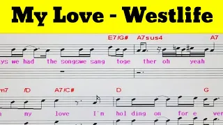 #팝송배우기 - My love - Westlife