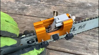 Miracle SHARPENER for CHAINS. How to sharpen a chain saw at home