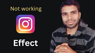 not working instagram effect fix issue | solve problem