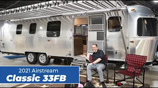 2021 Airstream Classic 33FB Comfort White | Walk Through Tour