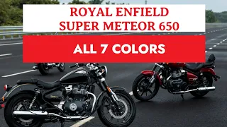 New | Royal Enfield Super Meteor 650 | All 7 Colors Walkaround