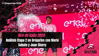 Giro de Italia 2024: Análisis Etapa 2 en Gregarios con Mario Sabato y Juan Charry