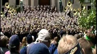 Notre Dame Marching Band Warmup