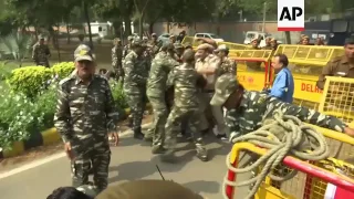 Pro-Tibet protest outside India's China embassy