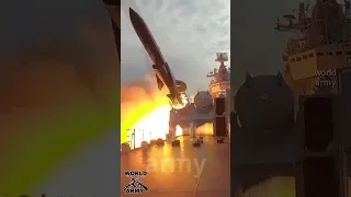 The Last Shooting of the Cruiser Moscow of the Russian Navy