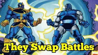 What If Thanos and Darkseid Swapped Fights?