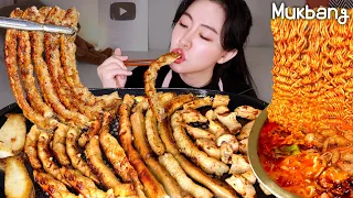 분노주의🔥곱이 꽉찬! 곱나 고소한~한우 소곱창 리얼먹방:)(ft.얼큰한 곱창전골)▶곱창먹방ㅣI ate Gopchang ㅣREAL SOUNDㅣASMR MUKBANG