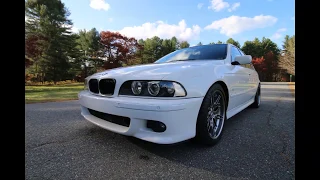 Alpine White  2002 BMW 540i Sport 6 Speed