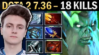 Necrophos Gameplay Miracle with 18 Kills and Radiance - Dota 2 7.36