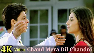 Chand Mera Dil Chandni Ho Tum 4K Video Song Main Hoon Na | Shahrukh Khan, Sushmita Sen❤️HD