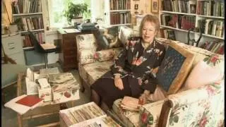 Lady Antonia Fraser in her write room