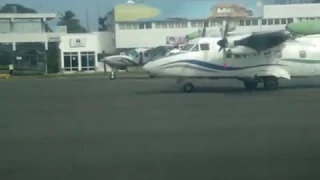 Coastal Aviation Cessna Grand Caravan landing on Zanzibar