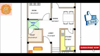 HOUSE PLAN 22' X 54’ / 1188 SQ.FT / 132 SQ.YDS / 110 SQ.M / (4K)