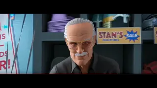 Stan Lee's Cameo |Spider-Man Into The Spider-Verse| HD