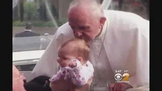 Pope Kisses Baby With Brain Tumor