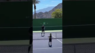 Azarenka and Son Leo 🎾 Indian Wells Tennis 2023