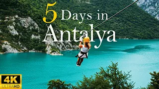 How to Spend 5 Days in ANTALYA Turkey | Traveling Antalya on a Budget
