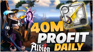 INSANE PROFIT 40M DAILY  || Diving Static Dungeons #24  || Albion Online