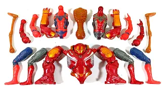 Merakit Mainan Hulk Buster, Siren Head, Spider-Man 2 Avengers Superhero Toys