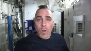 "Close Shave" for Astronaut Chris Cassidy