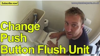 HOW TO CHANGE A PUSH BUTTON FLUSH UNIT - Plumbing Tips