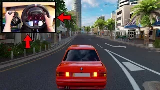 Forza Horizon 3 Drifting BMW M3 E30 (900º Steering Wheel + Shifter) No HUD Gameplay